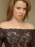 Kerie Hart loves to show off her body in black lace