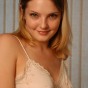 Danielle strips out of her little sexy lace outfit