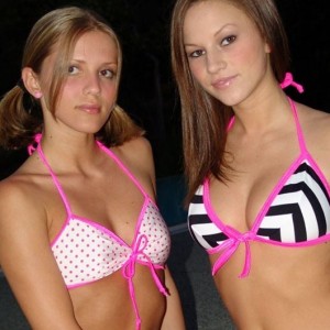 Pink Bikinis