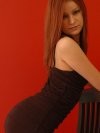 Teen Kori in her black dress