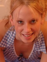 Lucky in blue